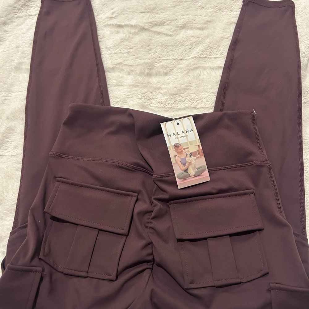 HALARA Purple Cargo Leggings - Picture 5 of 5